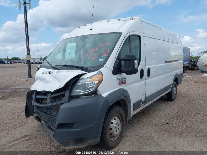 2018 Ram Promaster 3500 Cargo Van High Roof 159 Wb Ext VIN: 3C6URVJG2JE153592 Lot: 39480886