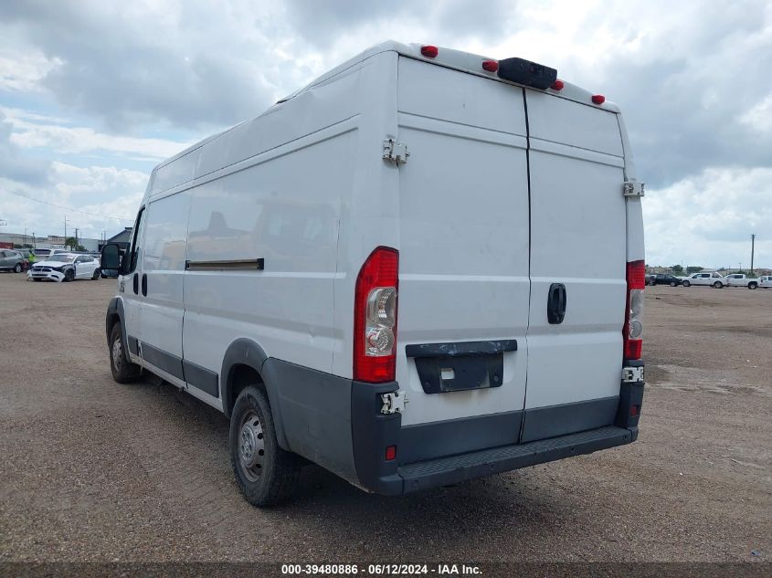 2018 Ram Promaster 3500 Cargo Van High Roof 159 Wb Ext VIN: 3C6URVJG2JE153592 Lot: 39480886