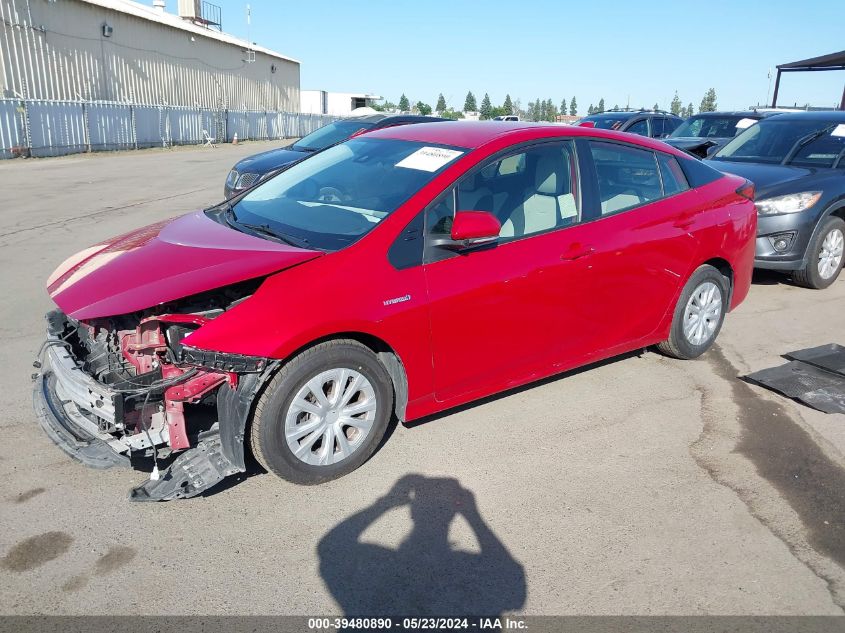 2022 Toyota Prius Le VIN: JTDKAMFU2N3158434 Lot: 39480890