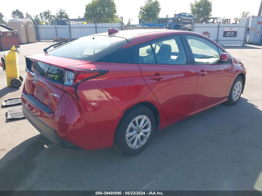 2022 Toyota Prius Le VIN: JTDKAMFU2N3158434 Lot: 39480890