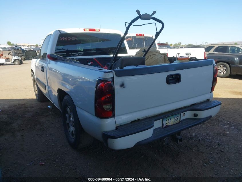 2005 Chevrolet Silverado 1500 Work Truck VIN: 1GCEC14X95Z170726 Lot: 39480904