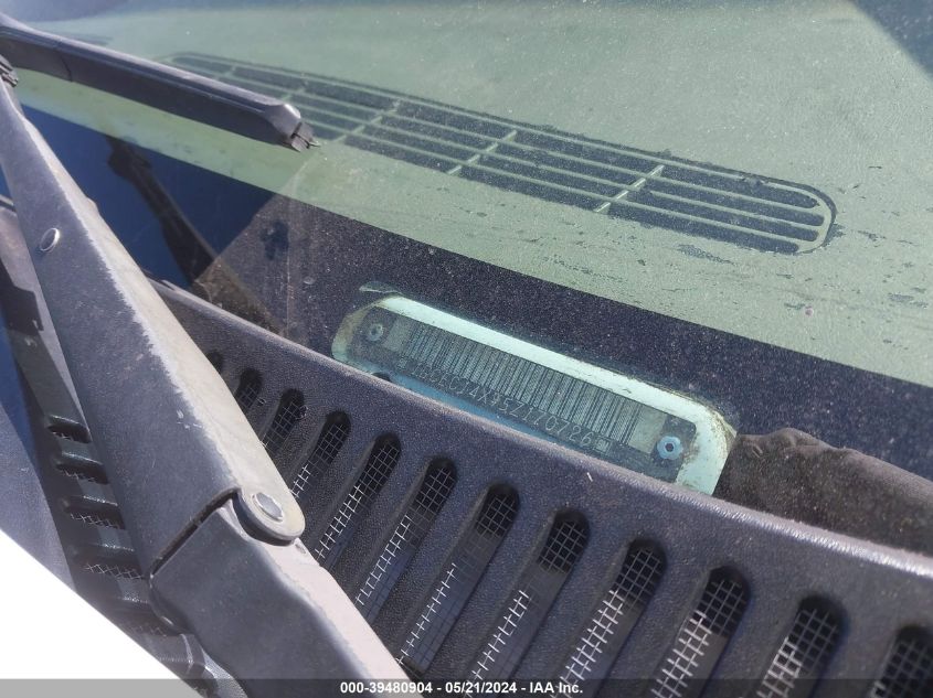 2005 Chevrolet Silverado 1500 Work Truck VIN: 1GCEC14X95Z170726 Lot: 39480904