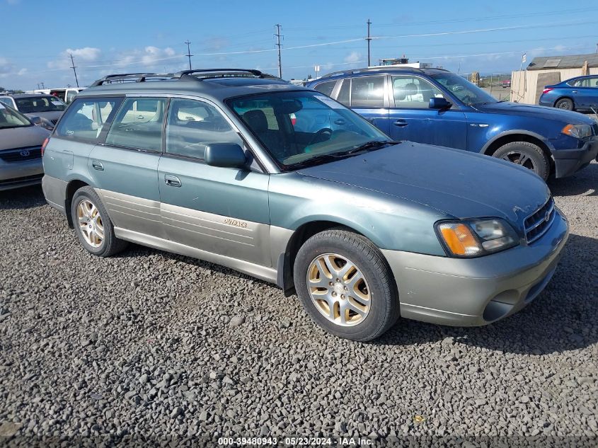 2001 Subaru Outback Limited VIN: 4S3BH686316642420 Lot: 39480943