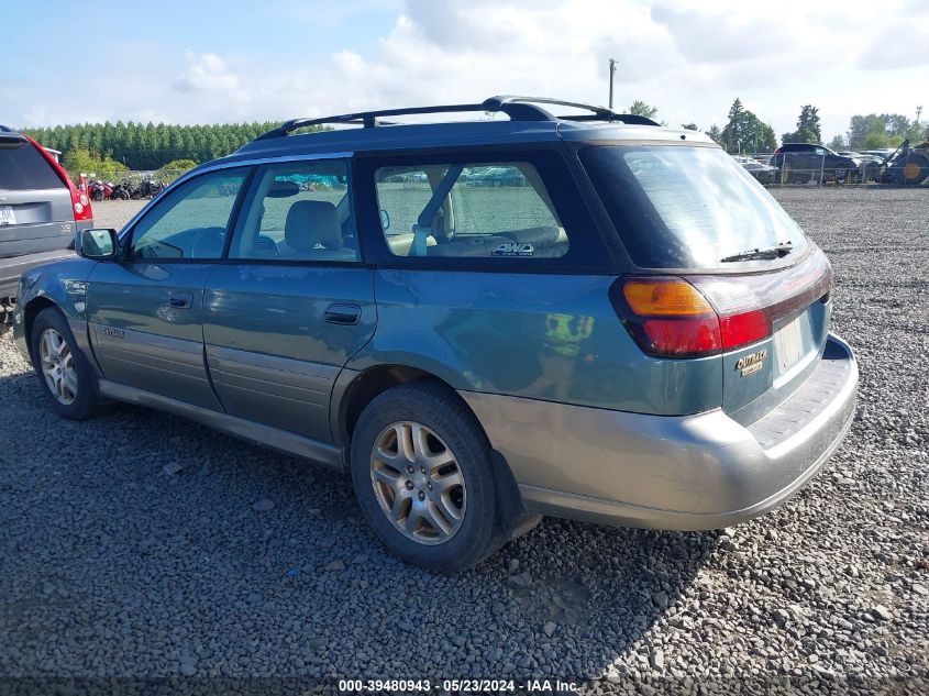 2001 Subaru Outback Limited VIN: 4S3BH686316642420 Lot: 39480943