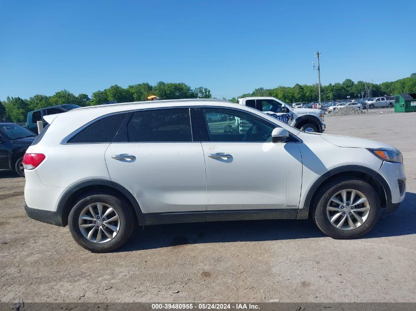 2017 Kia Sorento 3.3L Lx VIN: 5XYPGDA50HG187905 Lot: 39480955