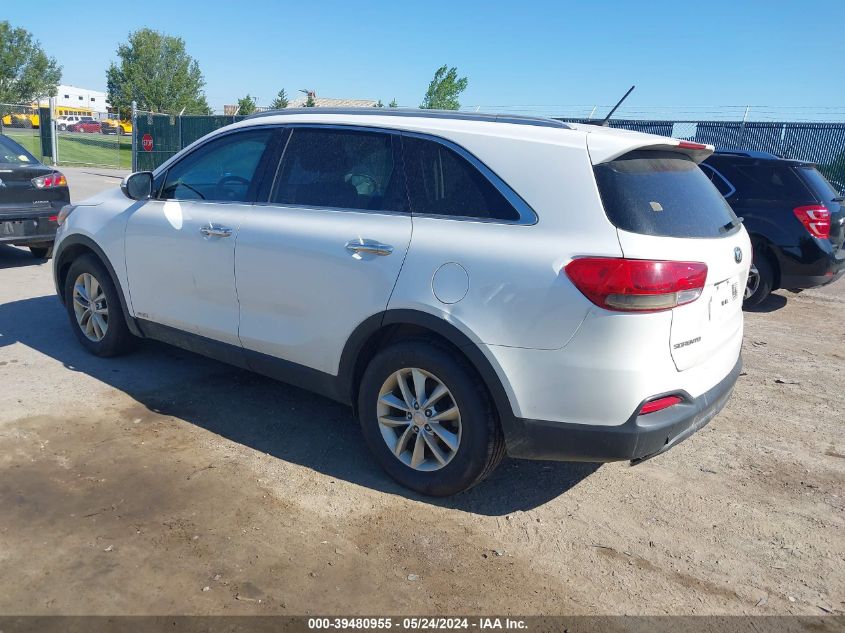 2017 Kia Sorento 3.3L Lx VIN: 5XYPGDA50HG187905 Lot: 39480955