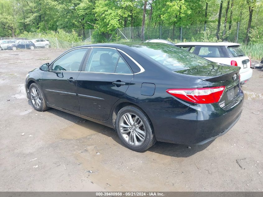 2016 Toyota Camry Se VIN: 4T1BF1FK7GU149820 Lot: 39480958