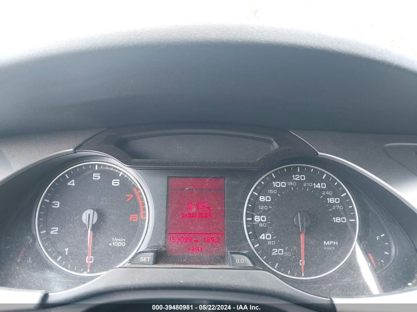 2009 Audi A4 2.0T Premium VIN: WAULF78K29N046713 Lot: 39480981