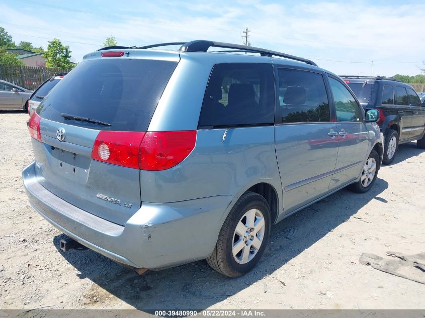 2008 Toyota Sienna Le VIN: 5TDZK23C88S169274 Lot: 39480990