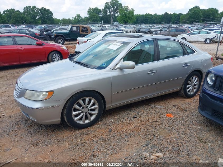 2006 Hyundai Azera Limited/Se VIN: KMHFC46F46A087937 Lot: 39480992