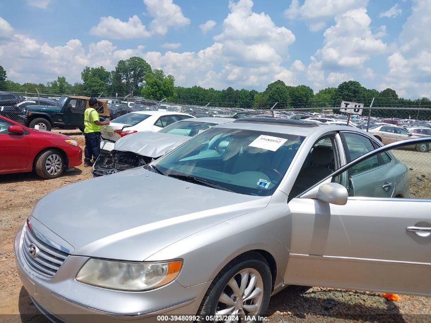 2006 Hyundai Azera Limited/Se VIN: KMHFC46F46A087937 Lot: 39480992