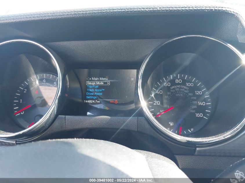 2016 Ford Mustang Ecoboost VIN: 1FA6P8TH1G5326737 Lot: 39481002