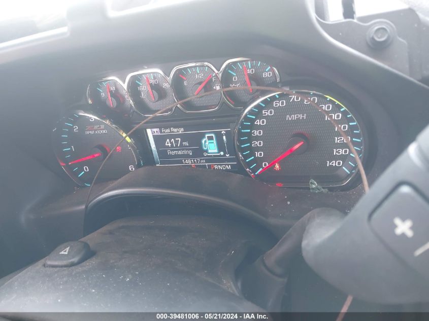 2015 Chevrolet Silverado 1500 2Lt VIN: 3GCUKRECXFG124414 Lot: 39481006