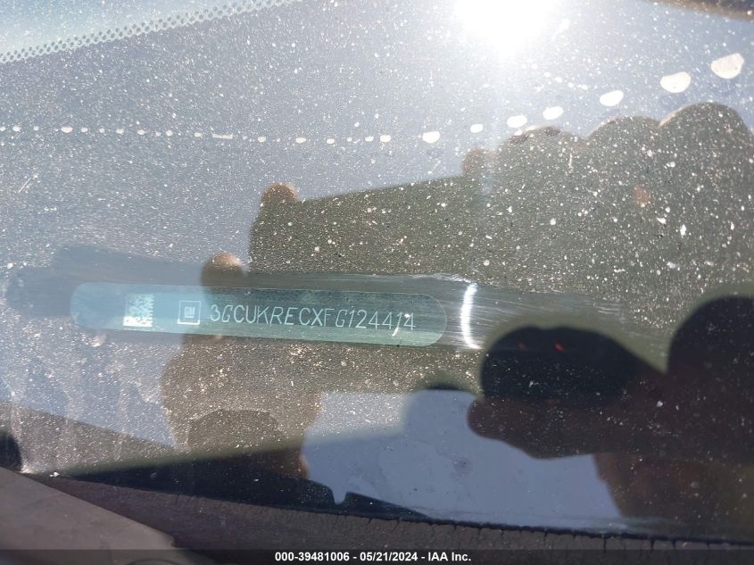 2015 Chevrolet Silverado 1500 2Lt VIN: 3GCUKRECXFG124414 Lot: 39481006