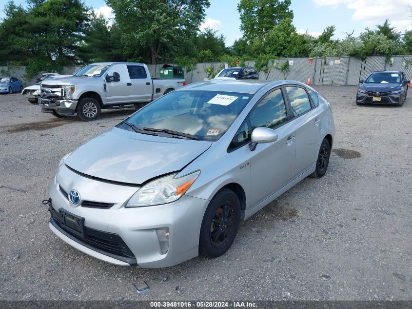 2015 Toyota Prius Two VIN: JTDKN3DU3F0459301 Lot: 39481016