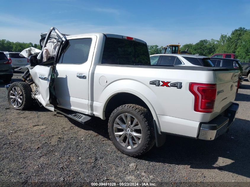 2015 Ford F-150 Lariat VIN: 1FTEW1EGXFKE94719 Lot: 39481028