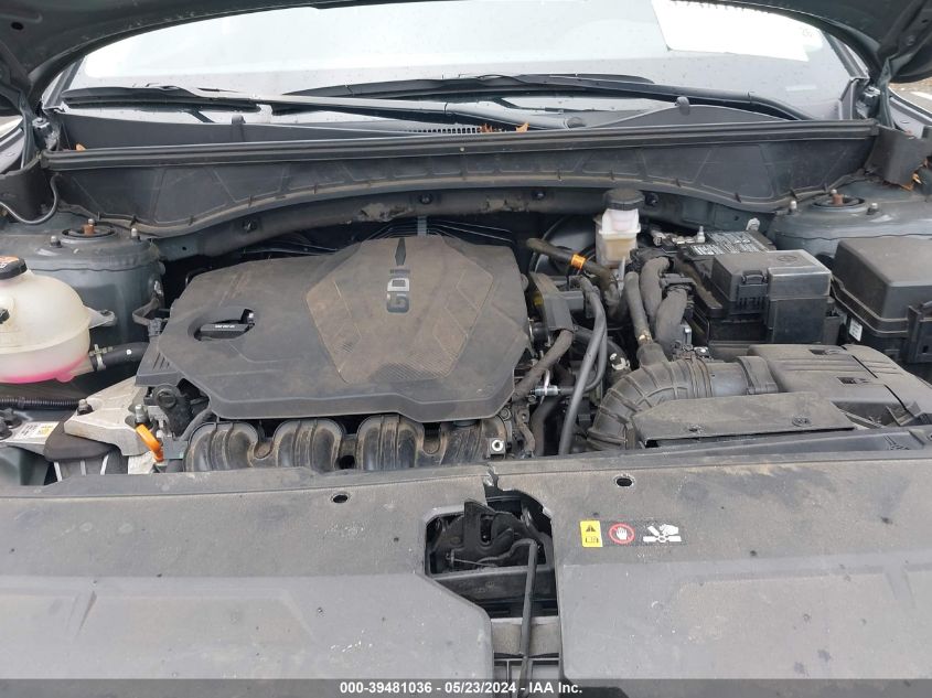 2022 Hyundai Tucson Sel VIN: 5NMJBCAE6NH059989 Lot: 39481036