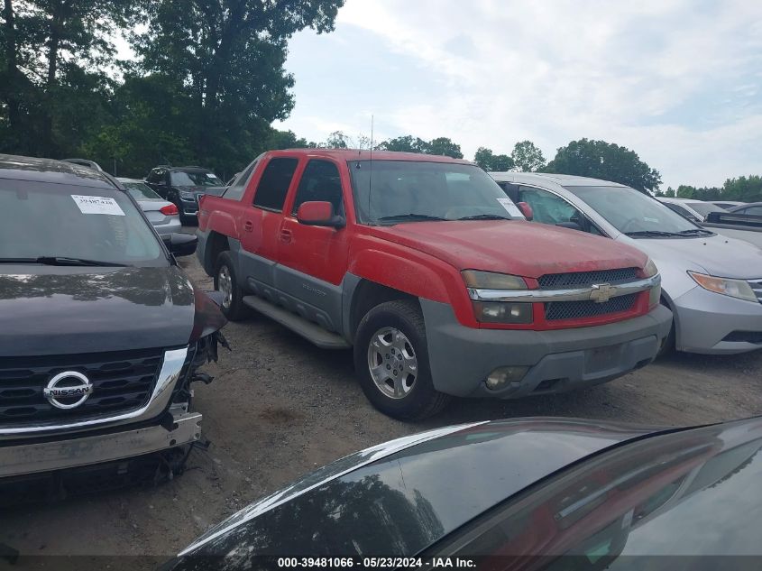 2002 Chevrolet Avalanche 1500 VIN: 3GNEK13T12G147462 Lot: 39481066