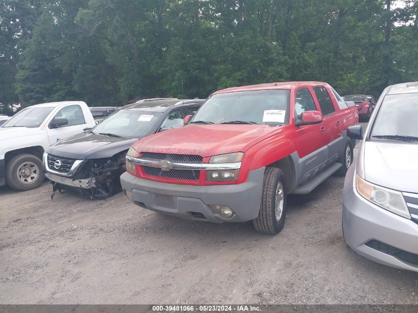 2002 Chevrolet Avalanche 1500 VIN: 3GNEK13T12G147462 Lot: 39481066