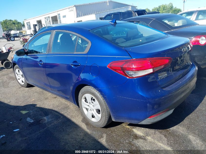 2017 Kia Forte Lx VIN: 3KPFK4A73HE012413 Lot: 39481072