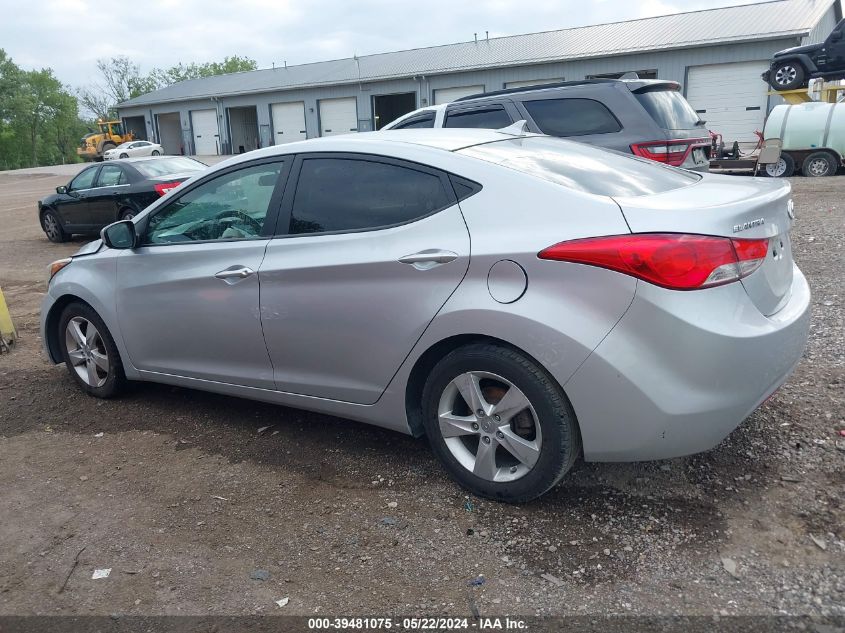 2013 Hyundai Elantra Gls VIN: 5NPDH4AE8DH355163 Lot: 39481075