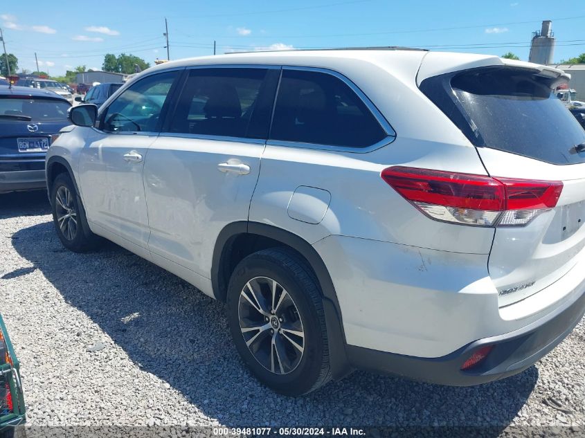 2018 Toyota Highlander Le VIN: 5TDZARFH8JS039732 Lot: 39481077