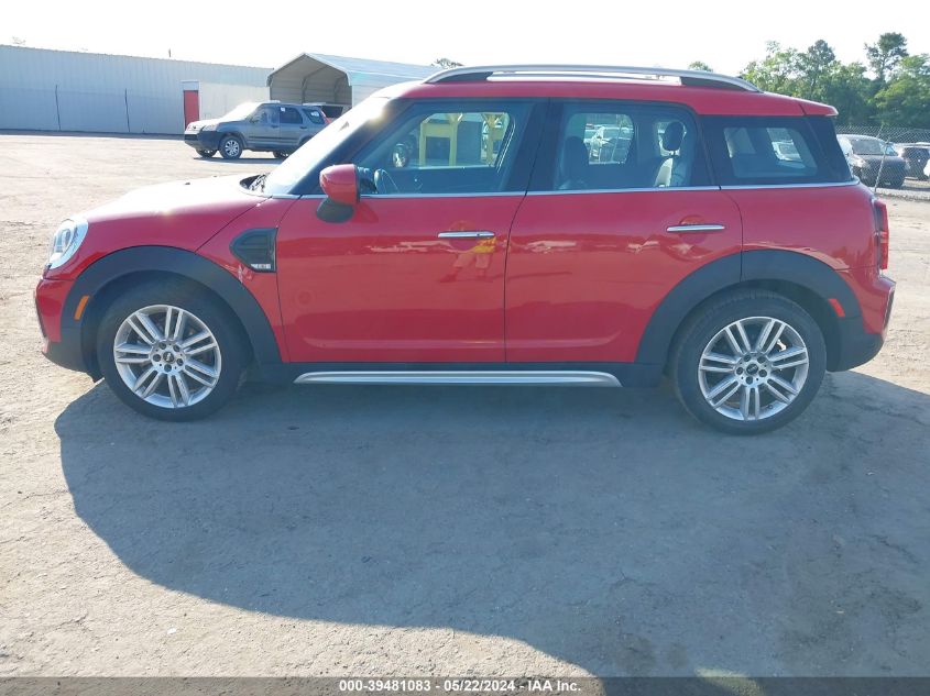 2022 Mini Cooper Countryman VIN: WMZ23BR01N3N70318 Lot: 39481083