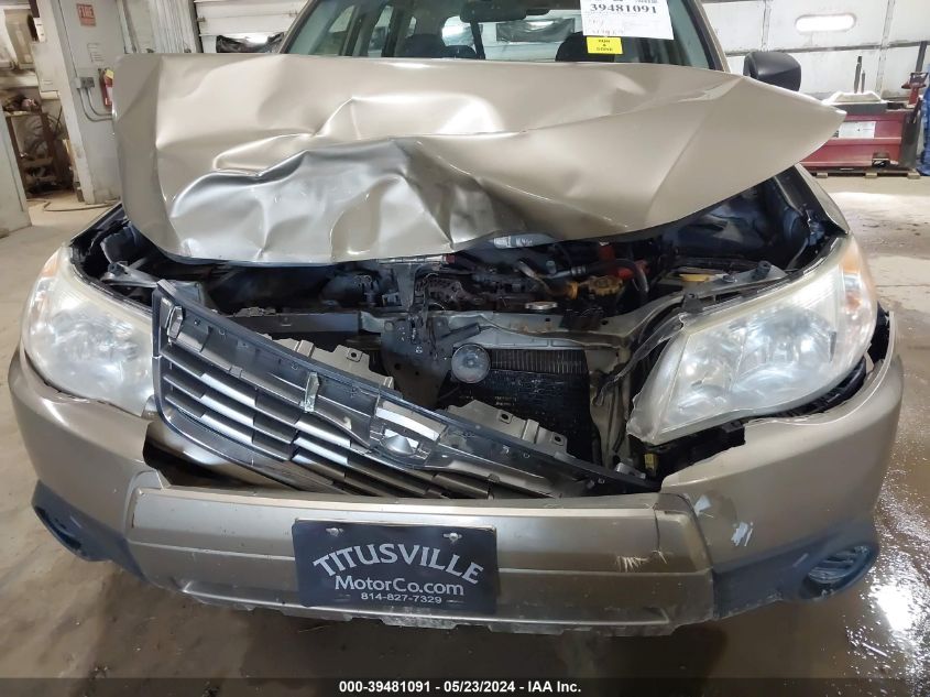 2009 Subaru Forester 2.5X VIN: JF2SH61659H762179 Lot: 39481091