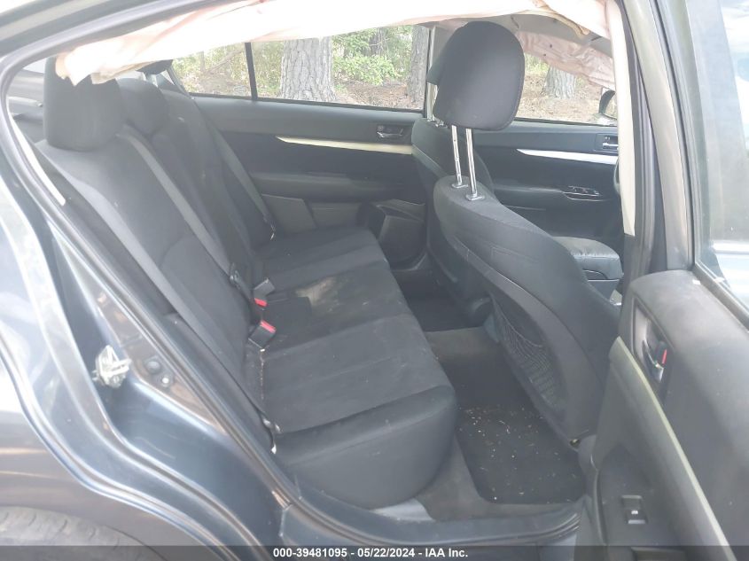 2014 Subaru Legacy 2.5I VIN: 4S3BMCA63E3011341 Lot: 39481095