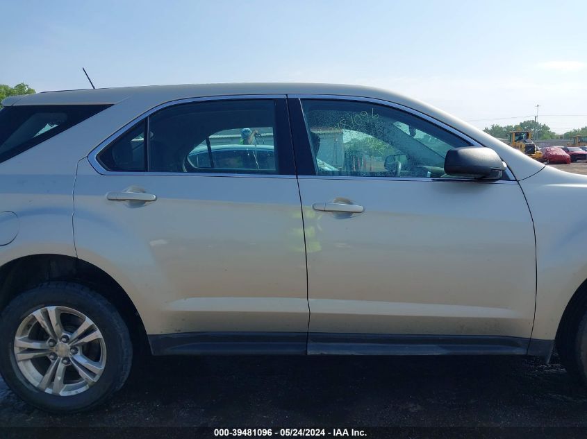 2014 Chevrolet Equinox Ls VIN: 2GNALAEK3E6106105 Lot: 39481096