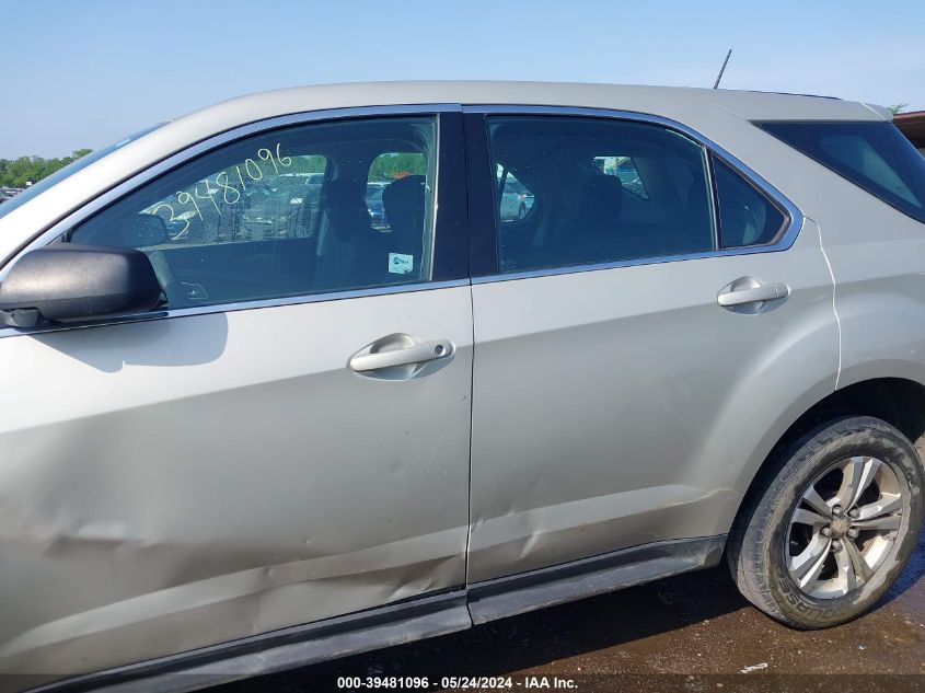 2014 Chevrolet Equinox Ls VIN: 2GNALAEK3E6106105 Lot: 39481096