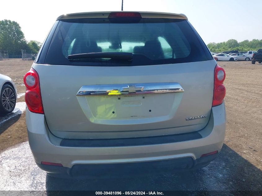 2014 Chevrolet Equinox Ls VIN: 2GNALAEK3E6106105 Lot: 39481096