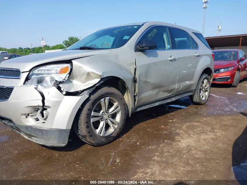 2014 Chevrolet Equinox Ls VIN: 2GNALAEK3E6106105 Lot: 39481096