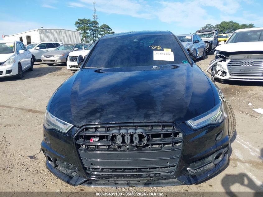 2016 Audi S6 4.0T Premium Plus VIN: WAUH2AFC0GN046135 Lot: 39481100