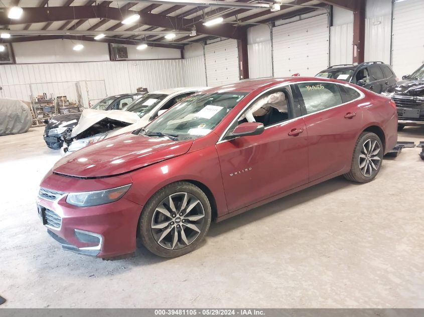 2018 Chevrolet Malibu Lt VIN: 1G1ZD5STXJF262387 Lot: 39481105