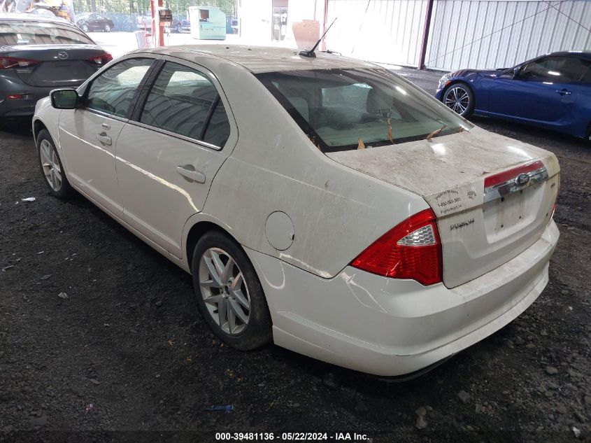 2012 Ford Fusion Sel VIN: 3FAHP0JA9CR344894 Lot: 39481136