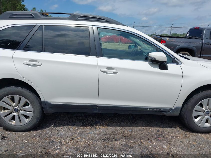 2016 Subaru Outback 2.5I Premium VIN: 4S4BSBFC2G3242860 Lot: 39481153