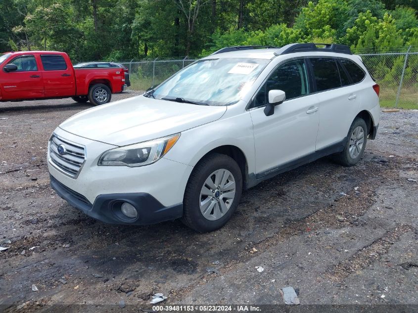 2016 Subaru Outback 2.5I Premium VIN: 4S4BSBFC2G3242860 Lot: 39481153