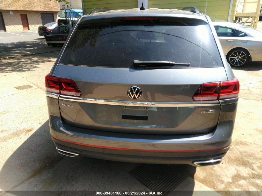 2021 Volkswagen Atlas 3.6L V6 Se W/Technology VIN: 1V2HR2CA0MC576277 Lot: 39481160