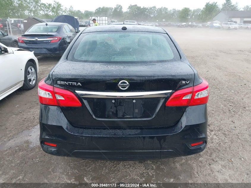 2017 Nissan Sentra Sv VIN: 3N1AB7AP9HY340822 Lot: 39481173