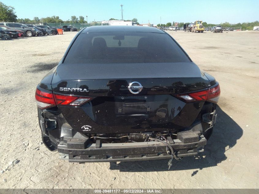 2020 Nissan Sentra S Xtronic Cvt VIN: 3N1AB8BV5LY223749 Lot: 39481177