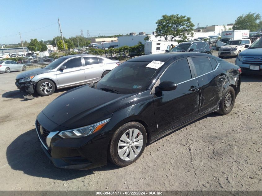 2020 Nissan Sentra S Xtronic Cvt VIN: 3N1AB8BV5LY223749 Lot: 39481177