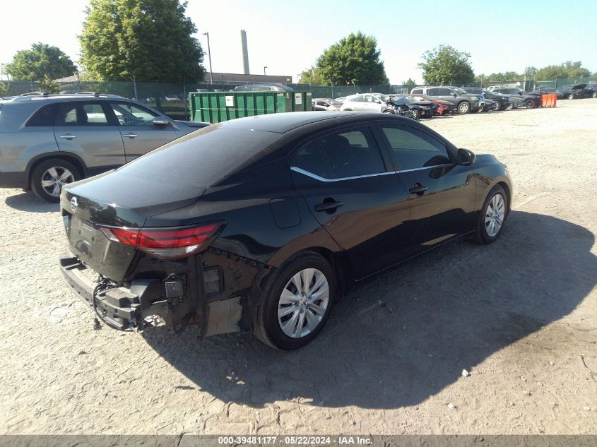 2020 Nissan Sentra S Xtronic Cvt VIN: 3N1AB8BV5LY223749 Lot: 39481177