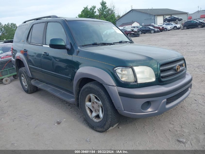 2001 Toyota Sequoia Sr5 V8 VIN: 5TDBT44A81S006931 Lot: 39481184