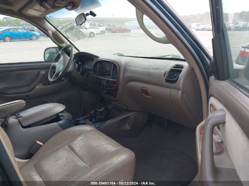 2001 Toyota Sequoia Sr5 VIN: 5TDBT44A81S006931 Lot: 39481184