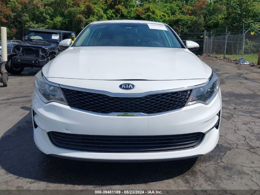 2018 Kia Optima Lx VIN: 5XXGT4L30JG192815 Lot: 39481189