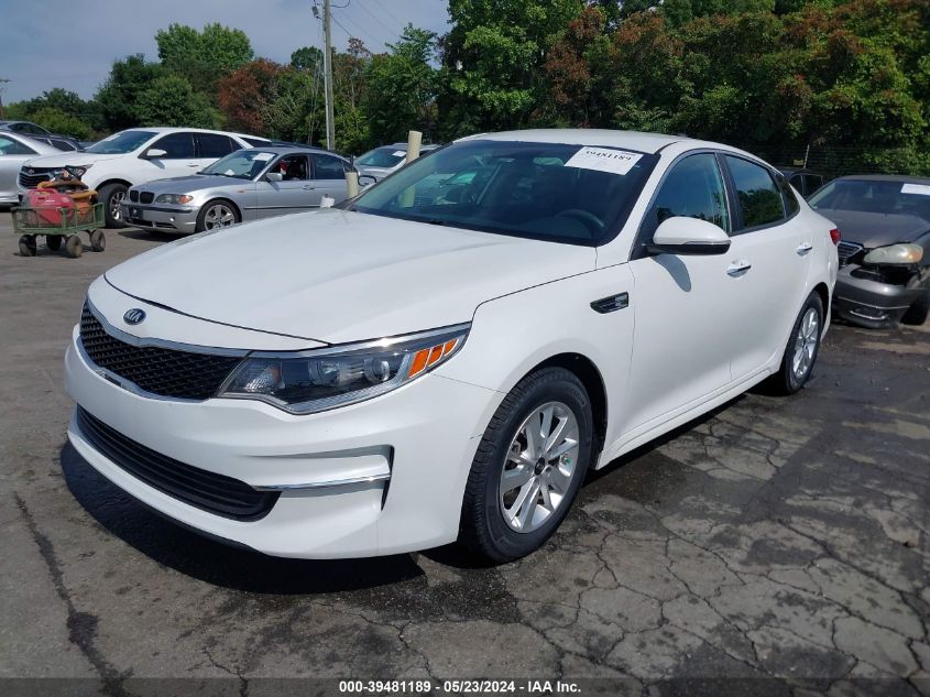 2018 Kia Optima Lx VIN: 5XXGT4L30JG192815 Lot: 39481189