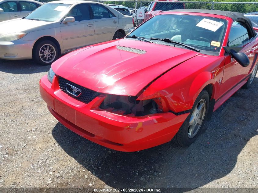 2002 Ford Mustang VIN: 1FAFP44462F206908 Lot: 39481202