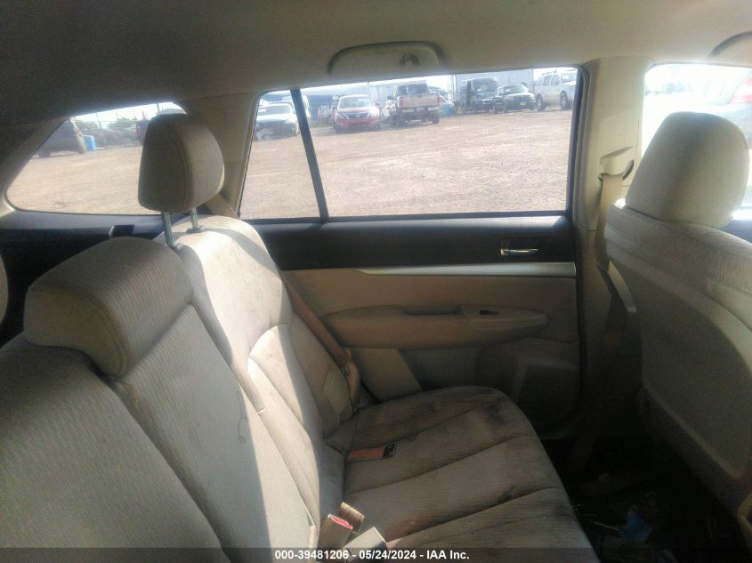 2011 Subaru Outback 2.5I Premium VIN: 4S4BRBCC7B3416916 Lot: 39481206