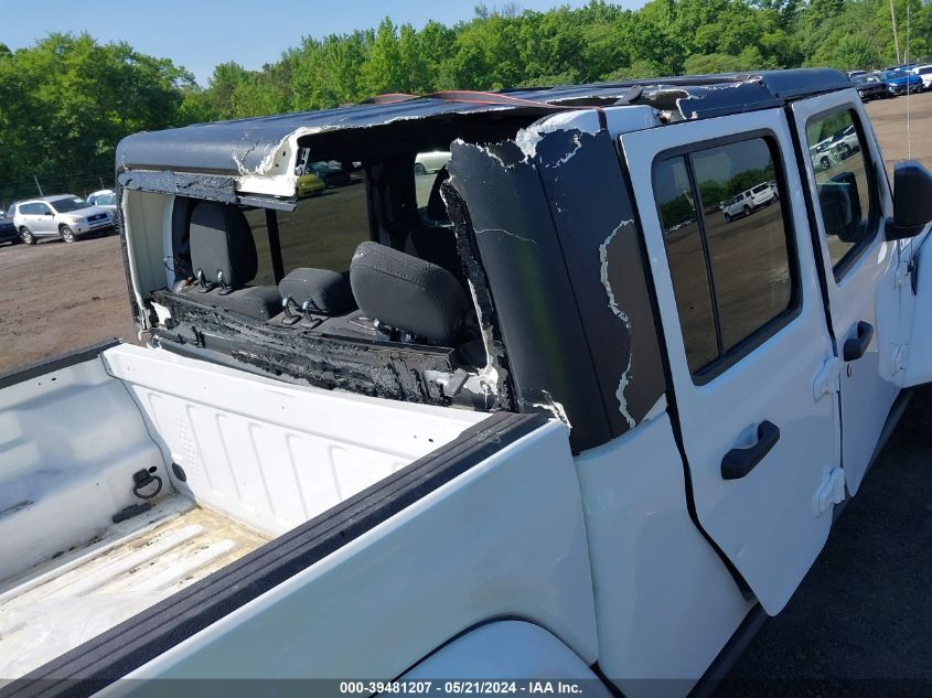 2021 Jeep Gladiator Willys 4X4 VIN: 1C6HJTAG6ML580606 Lot: 39481207